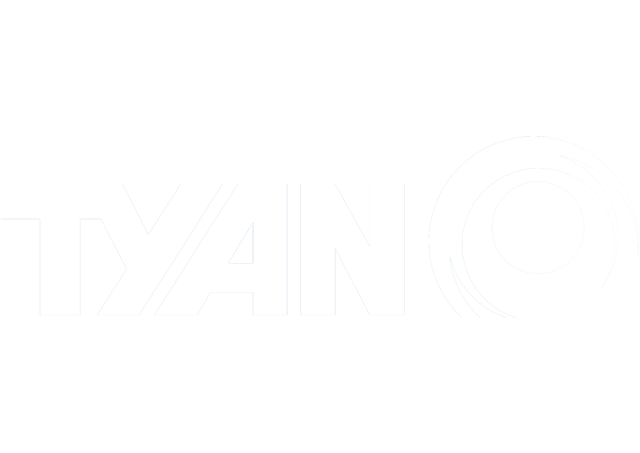 Tyan logo- white
